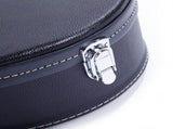 Hardshell A-Style Microgroove Pattern Leather Wood Mandolin Case Black 50934561