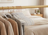 50-Count Cloud White Velvet Hangers, Space Saving 13365411