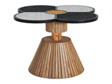 Unique Four-Leaf Clover Side Table for Living Room, Bedroom & Small Spaces Decorative Accent Table N770P355444N