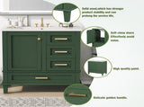 30" Bathroom Vanity in Green, Modern Bathroom Cabinet Sink Combo Set, Bathroom Storage Cabinet 29442189
