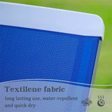 Patio Chaise Lounge Adjustable Aluminum Pool Lounge Chairs with Arm All Weather Pool Chairs for W1859109677