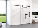 ( Updated to order with the new SKU W2813P389038 ) 56"-60"W x 72"H Frameless Single Sliding Shower W2813P297369