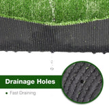 ZNTS Realistic Synthetic Artificial Grass Mat 65x 3ft with 3/8" grass blades height Indoor Outdoor Garden 49982071