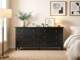 Black embossed P2 Particleboard MDF Melamine 120*40*80cm Framed Double-row Double-handle 88227557