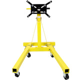 ZNTS Folding Engine Stand 2000 LBS Capacity Motor Hoist 360 Degree Adjustable Mounting Head Dolly Mover 77733033