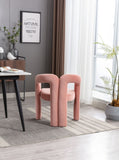 COOLMORE Contemporary Designed Velvet Fabric Upholstered Accent/Dining Chair /Barrel Side Chairs W395103725