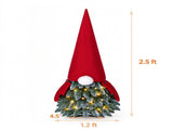 2.5 FT Pre-Lit Tabletop Christmas Tree, Santa Themed Mini Artificial Xmas Tree with 20 Warm White 52756468