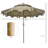 Outdoor beach umbrella 71130969