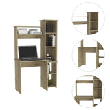 Versalles Writintg Desk, Two Superior Shelves, Five Cubbies -Light Oak B07092118