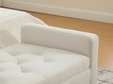 58.27" Wide Modern Upholstered Storage Bench Double Storage Space, Napped fabric Foot Stool W3189P445990