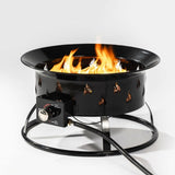 Mini Fire Pit Outdoor Portable Fire Pit Steel Camping Fire Pit with Lava Rocks W853P202205