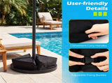 2-Pack 90lbs Patio Base Sandbags 900D Oxford Weatherproof Weight Bags for Offset Cantilever 76691091
