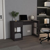 120-Home 47" Wide One Drawer Desk , Four Shelves, Writting Desk, Gamer Desk, Home Office, Living B200P253741