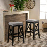 SADDLE BARSTOOL 65637.00LGRY