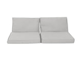 HONOLULU CLUB CHAIR CUSHION SET, BACK CUSHION AND SEAT CUSHION, SILVER, SET OF 2, N775P270231S