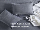 3PCS King/Cal King Twill Washed Comforter Set B035P341113