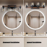 (Same as W1340119957/L1016) 4-Lights Farmhouse Vanity Lights Fixture Rustic Light Fixture W1340P206656