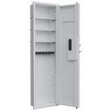 53" Passwod Touch Panel In-Wall Safe,Hidden Wall Gun Safe for Rifles with Adjustable W1779P198266