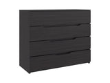 Bristol 4-Drawer Dresser, Wenge B128P485417