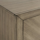 Arena Contemporary 2-Drawer Nightstand, Antique Gray T2574P225174