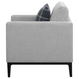 Light Grey Cushion Back Chair B062P153747