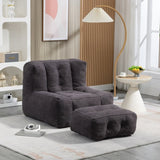 Fluffy bean bag chair, comfortable bean bag for adults and children, super soft lazy sofa chair with W1996131028