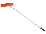 5.6 m 5-Section Extendable Roof Snow Rake Aluminum Pole, PP Orange Wheeled Shovel Head 78959935