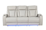 Fortuner Modern Style Upholstery Recliner Sofa Made with Wood & Massage Function Included-Beige B009P287718
