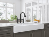 36" W Farmhouse/Apron Front White Ceramic Kitchen Sink 98094709