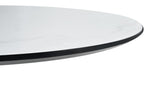 ZNTS TULIP DINING TABLE ,Dia. 106cm ROUND, WHT, MARBLE WHT, 1pc per ctn 65205784