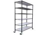 6 Tier 6000lbs Capacity NSF Metal Shelf Wire Shelving Unit, Heavy Duty Adjustable Storage Rack with W465142127