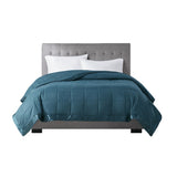 Lightweight Down Alternative Blanket with Satin Trim B03598531
