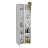 Hoyt Kitchen Pantry Storage Cabinet With and Five Interior and Exterior Shelves B200P173177