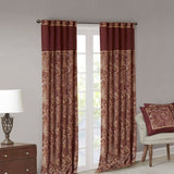Jacquard Curtain Panel Pair B03598086