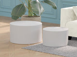 MDF with ash/oak/walnut veneer side table/coffee table/end table/nesting table set of 2 for living W87656938