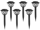 6Pack Solar Powered Stake Light Decorative Landscape Lamp IP45 Waterproof Auto On Off 80420771