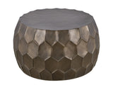 CT101 Modern Contemporary Round Aluminum material 32" Coffee Table, Farmhouse Table with Glossy B009P295926