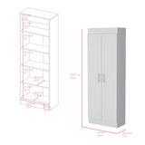 Pantry Cabinet Clinton, kitchen, White B092142840