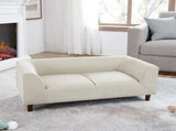 Pet sofa with backrest and armrests, modern rectangular pet sofa suitable for small and medium dogs, W487P228082