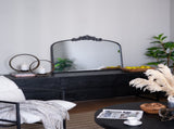 40" x 31" Classic Design Large Arch Mirror and Baroque Inspired Frame for Living Room Bathrrom W2078127697