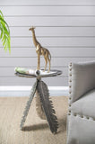 16.9x16.9x19.7 Leaf Side Table W2078P180409