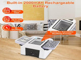 Automatic Card Shuffler Electric 2-Deck One-Press 2-Second Shuffle, Clear View Window, Quiet 70 37879277