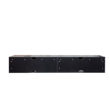 180 Wall Mounted Floating 80" TV Stand with 20 Color LEDs and Charging Station W331P225208
