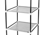 69" High-leg Non-woven Fabric Assembled Cloth Wardrobe Dark Blue 48617432
