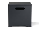 41*41*53.5cm Square Black Gas Storage Garden Iron Side Table 68938570