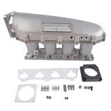 Silver Ultra Race Intake Manifold Kit Replacement for Honda Civic Si 2002-2005, Acura RSX Base/TypeS 33820074