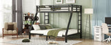 ZNTS Metal Twin XL over Queen Bunk Bed for Teens and Adults,Space-Saving/Noise Reduced/No Box Spring W1307P224458