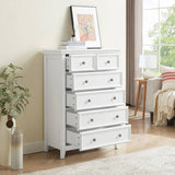 Modern 6 Drawers Dresser 6 Drawers Cabinet,Chest of Drawers Closet Organizers and Clothes 80992516