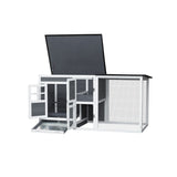 Outdoor Indoor Poultry Cage Small Animal House outdoor chicken hutch coop with running cage W21949176