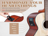 KMA201 41-inch Willow panel guitar with matte binding, comes with a 15W amplifier, bag, tuner, 55125216